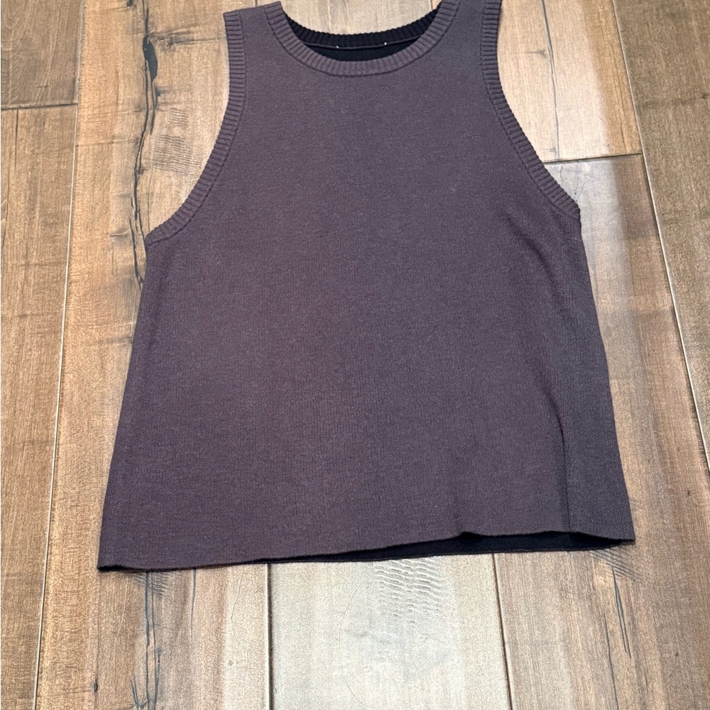 Sleeveless Brown Women's Top
